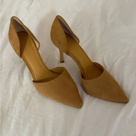 J. Crew Suede D'Orsay “Lana” Pump | Tan/Saddle | SZ: 9 - Picture 3 of 3